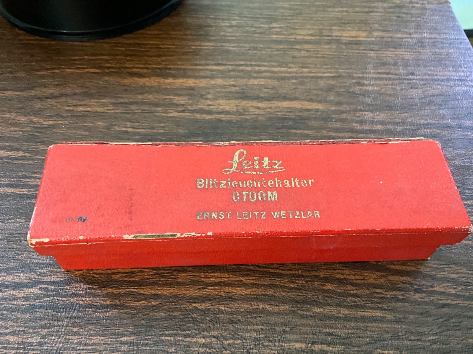 VINTAGE ERNST LEITZ WETZLAR BILTZLEUCHTEHALTER CTOOM FLASH BRACKET CAMERA BOX
