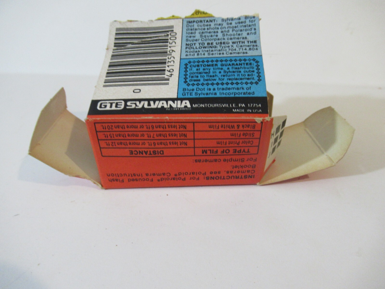Lot of Vintage Sylvania GE Flip Flash II Flashcubes Bars Camera Flash Bulbs