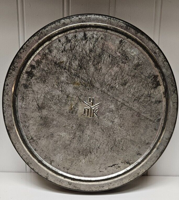 Rare Vintage Svema, Soviet Film Company, Projector Film Tin Reel Case