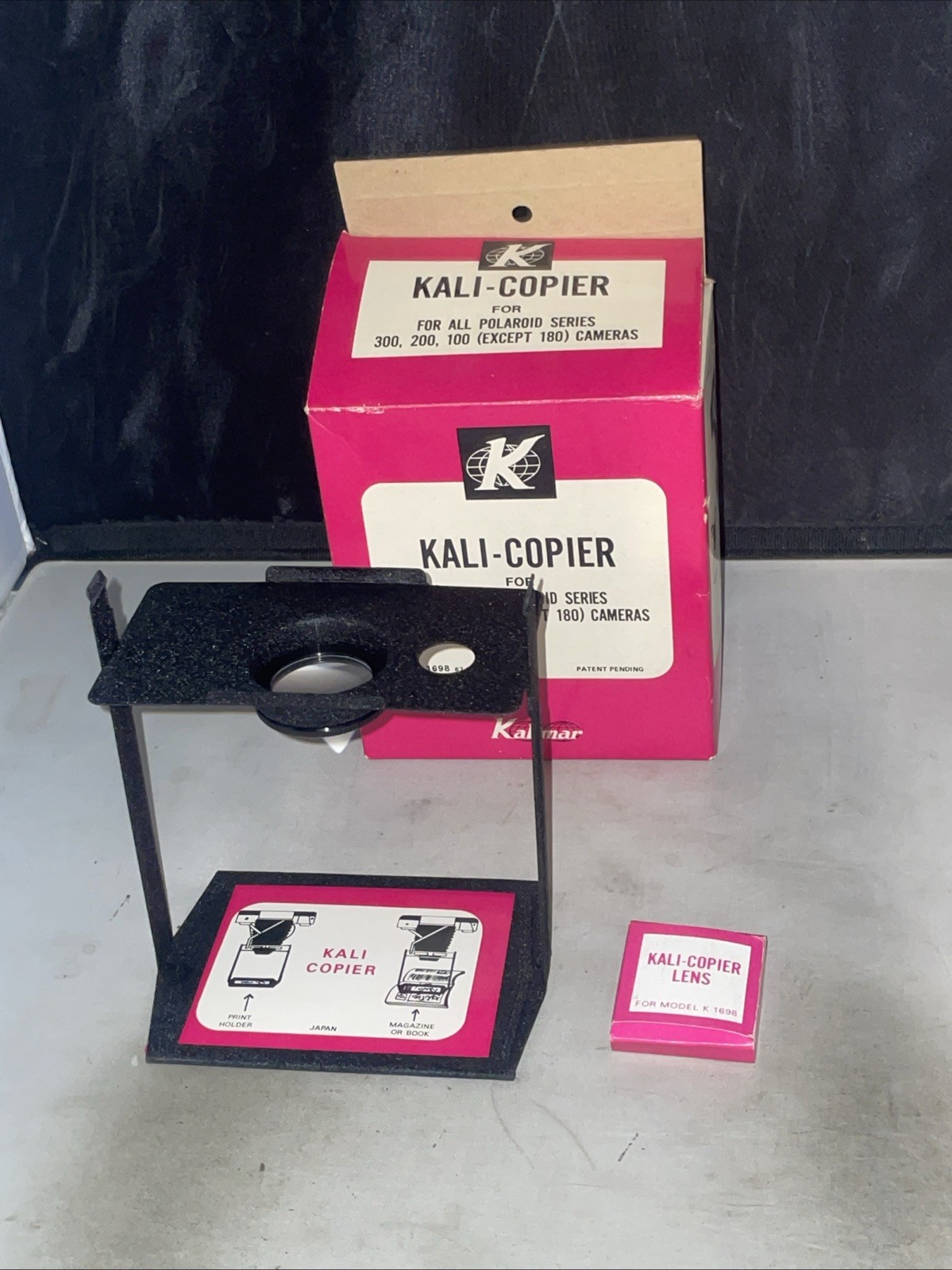Vintage Kalimar Kali-Copier for Polaroid Filmpack Cameras K-1698 Photography