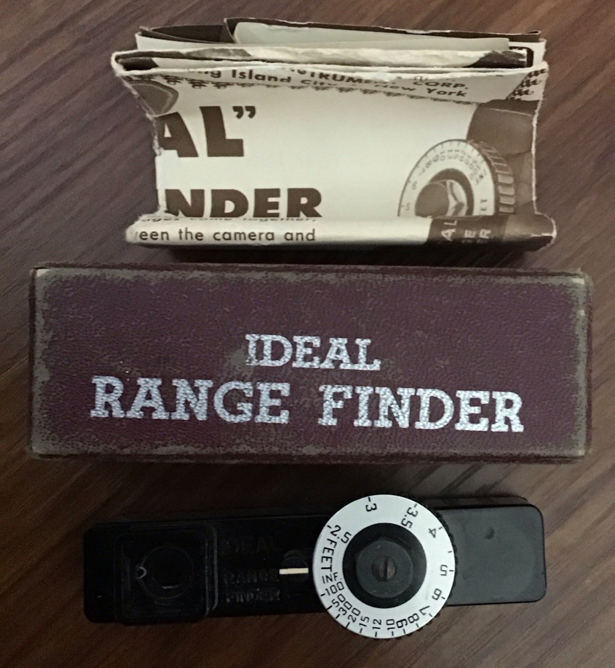 Ideal Range Finder, Federal Instrument Corp. Made In U.S.A., Boxed