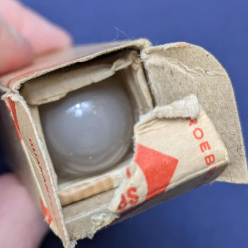 Vintage Sears Parts Frosted Light Bulb in Original Packaging – Made in Japan