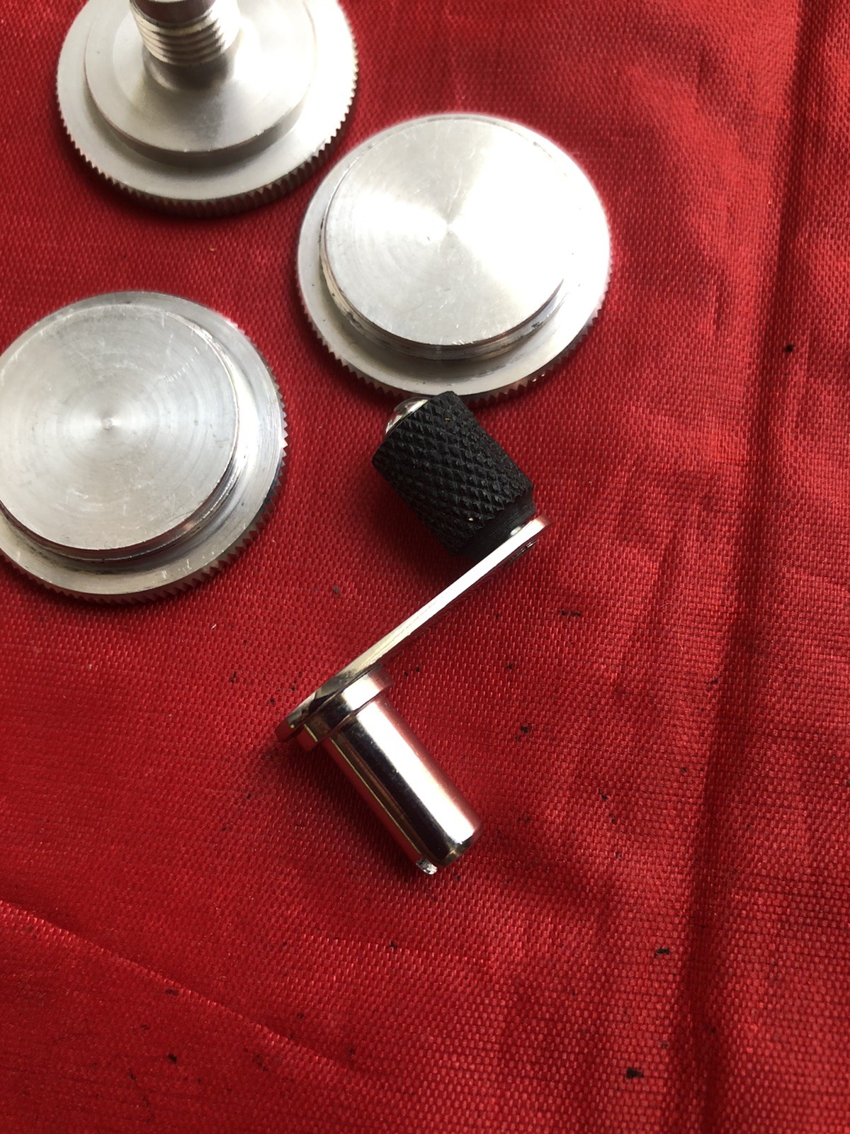 Bolex Body Caps And Rewind Key For Bolex H16 Reflex Camera