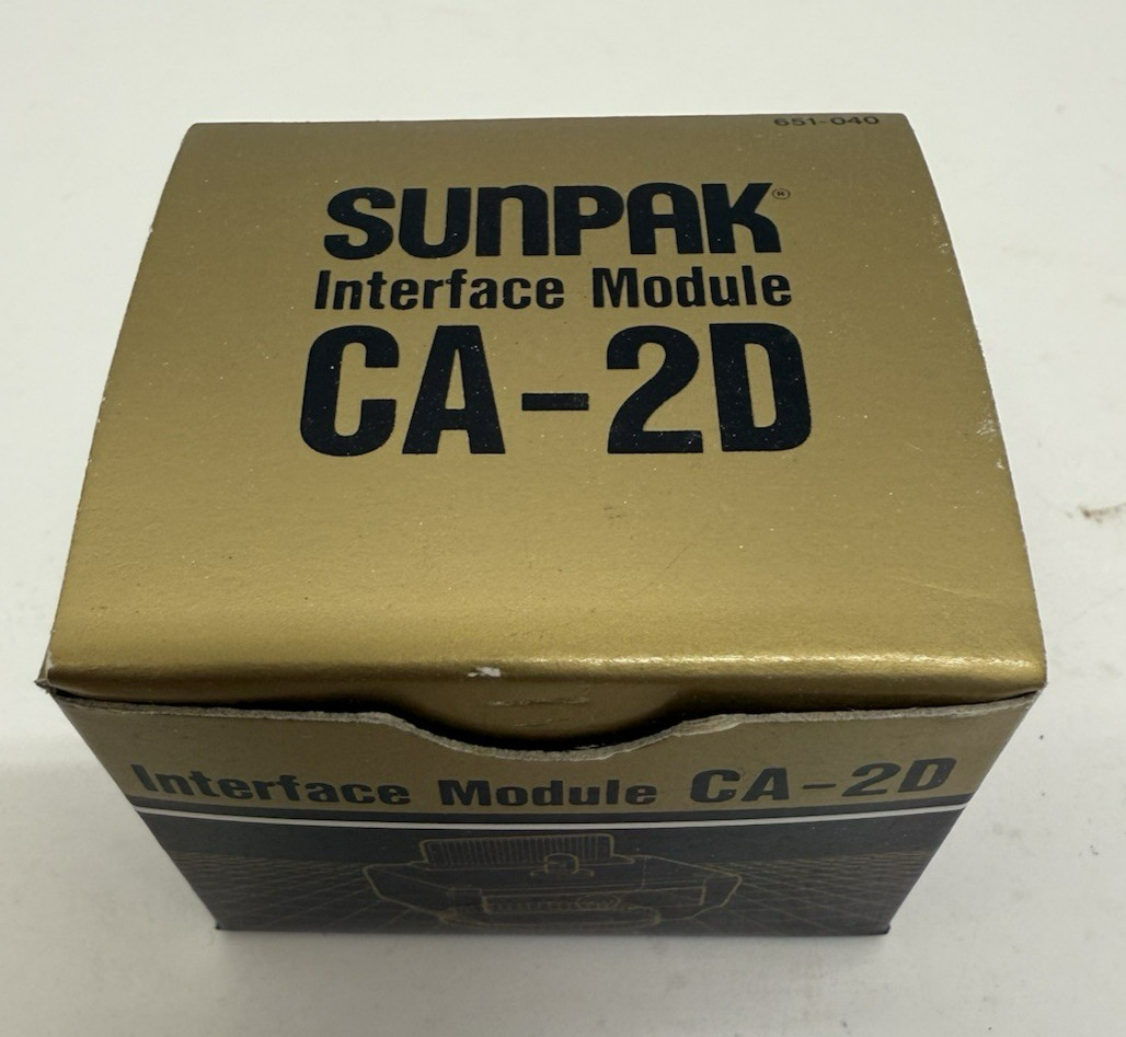 VTG Sunpak PT-2D Interface Module for Canon EOS Camera Hot Shoe New in Box NOS