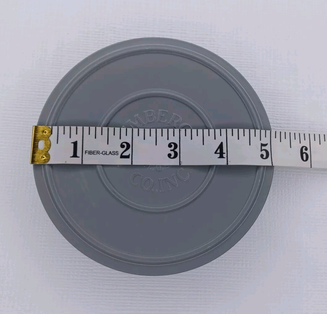 Brumberger 5″ Grey Metal Reel Case