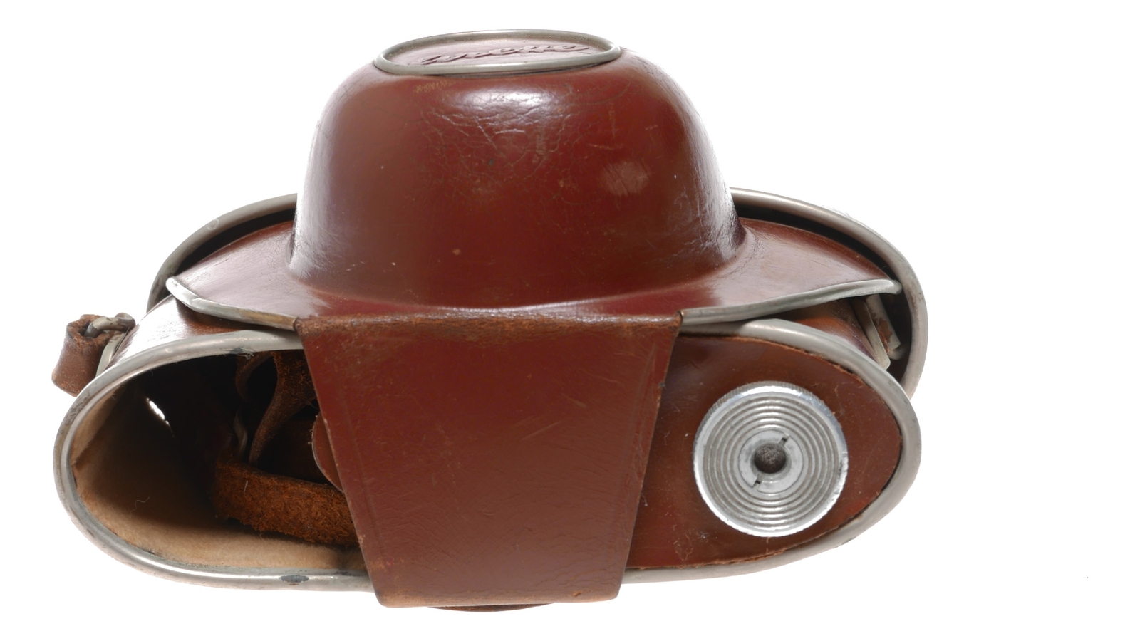 ARETTE brown ever ready vintage film camera antique hard case