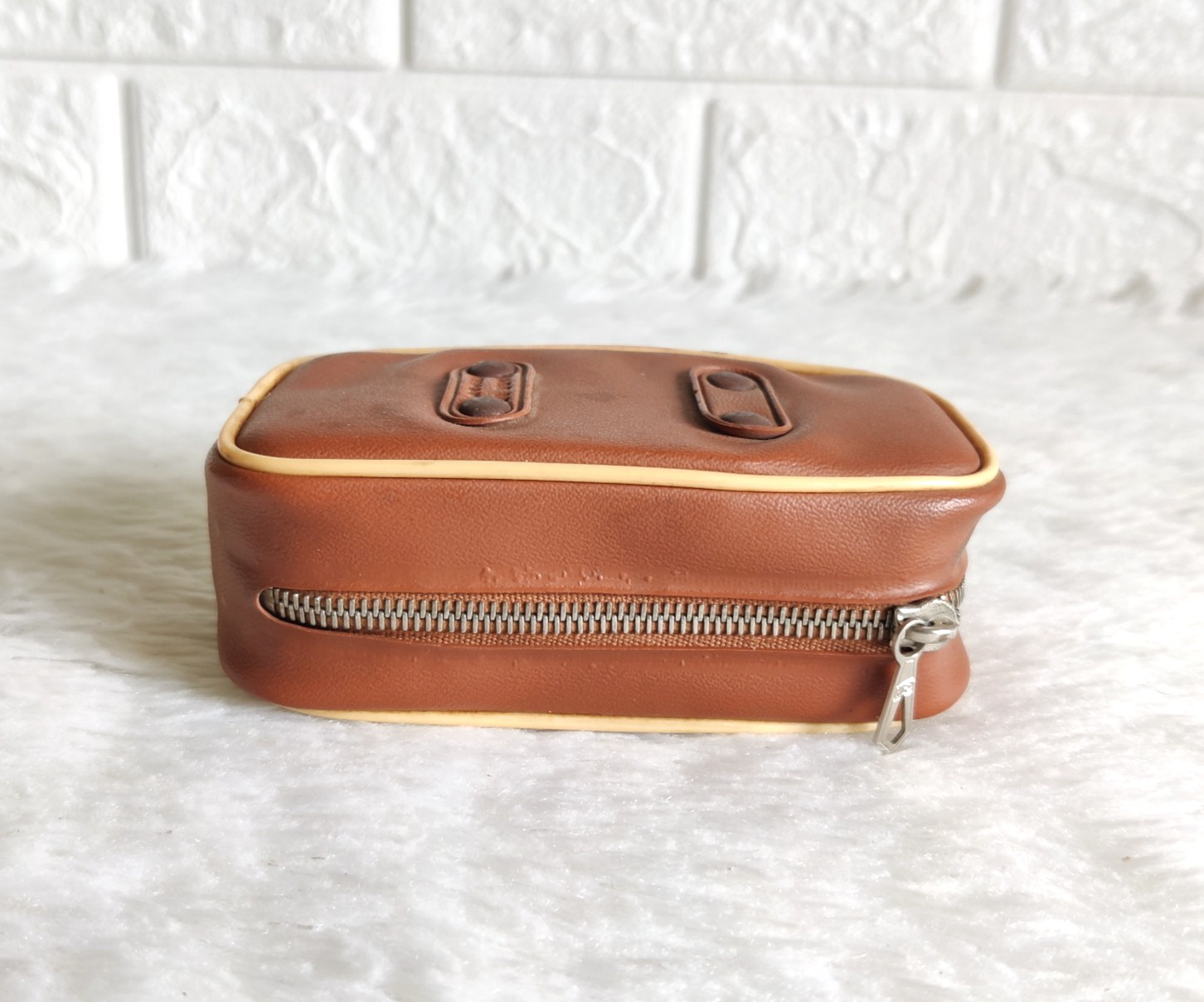Vintage Agfalux AGFA Camera Werk AG Pocket Flash Germany w/ Original Case PLA249