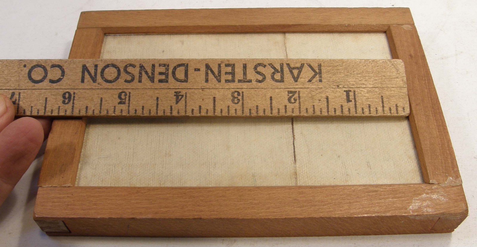 ANTIQUE VINTAGE EKCo EASTMAN WOODEN PRINTING FRAME FOR 3 1/4 X 5 1/2 NEGATIVES