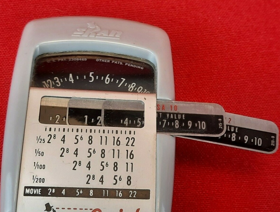 Vintage “Skan Quick” Camera Light Exposure Meter Made in Chicago USA by GM Labs