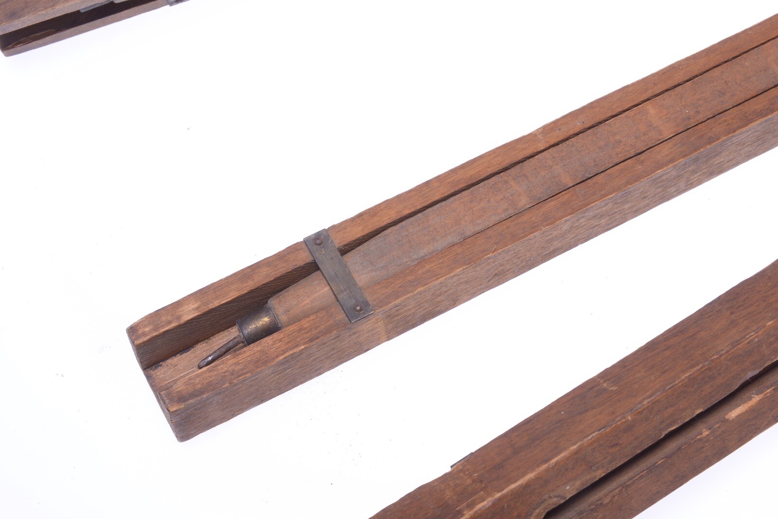 ✅ ANTIQUE WOOD TRIPOD 1.19M, 46.85″ ZEISS? KODAK? 9X12CM GLASS PLATE CAMERAS