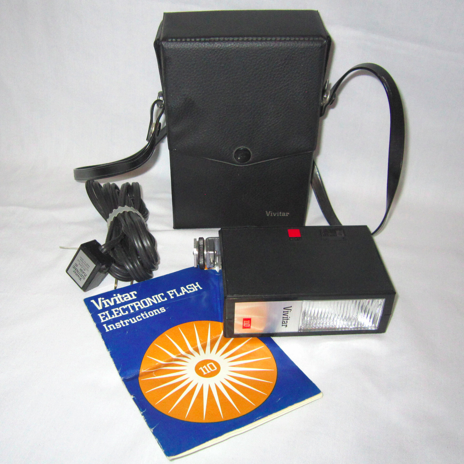 Vintage Lot VIVITAR Camera Parts – Auto Teleconverter 2x 3x/Adapters/110 Flash