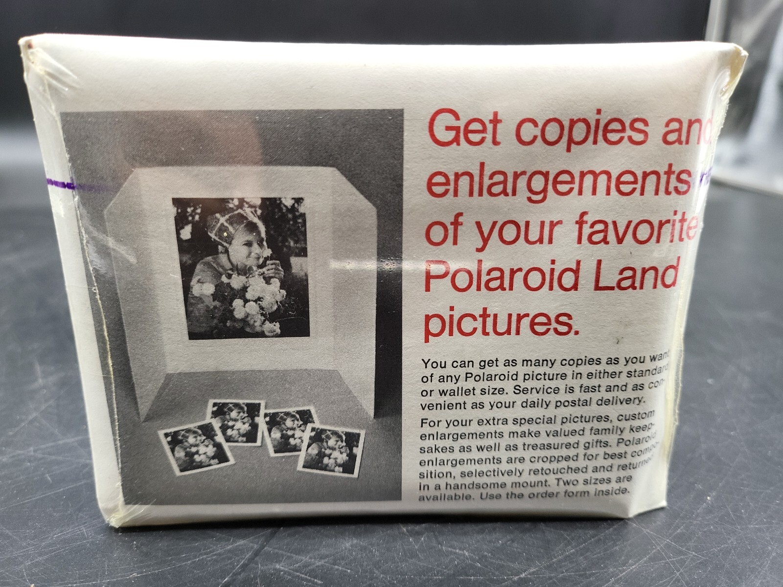 Vintage 60s NEW 8 Polacolor Print Mount Polaroid Camera Photo Backs Sealed 1967
