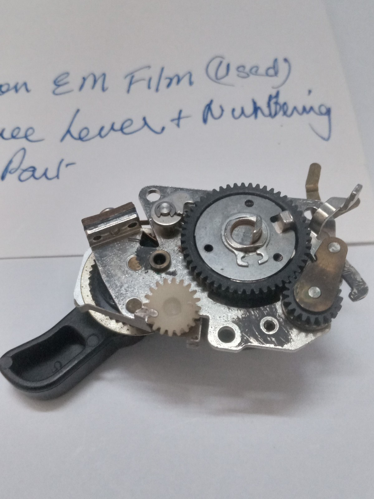 Nikon EM Film Advance Knob W Film Counter Unit Used Replacement Part