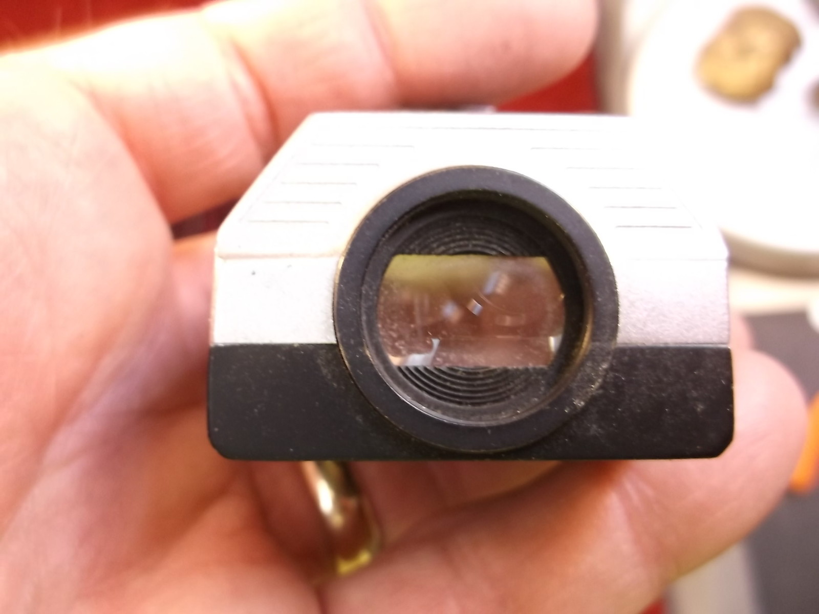 #5 of 6, NICE OLDER VTG FILM VIEWER OR SCIENTIFIC ACCESSORY, WIDE ANGLE USA LENS