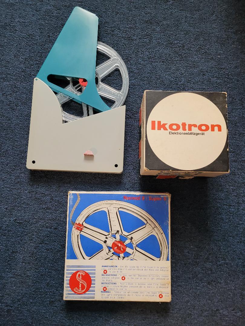 Vintage Zeiss Ikon – Ikotron C1 Film Camera Flash Box/ Stocko U170 Normal 8 Reel