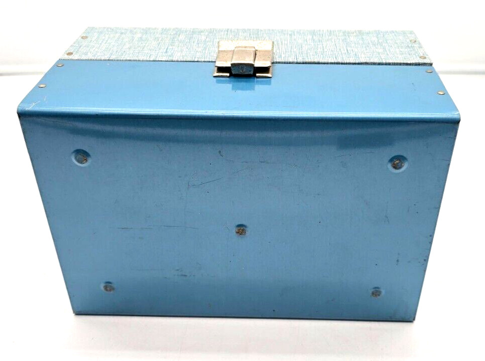 SCHERER Reel To Reel Metal Carrying Case (Holds 12 Canisters) w/ 1 Scherer Reel