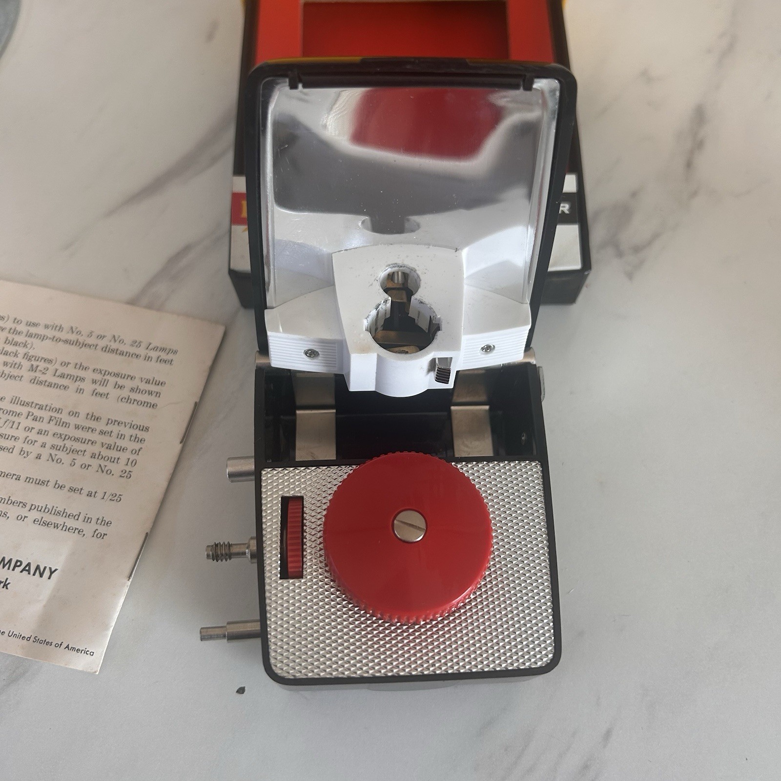 Vintage Eastman Kodak Generator Flasholder Type One 771 W/ Original Box USA BxPP