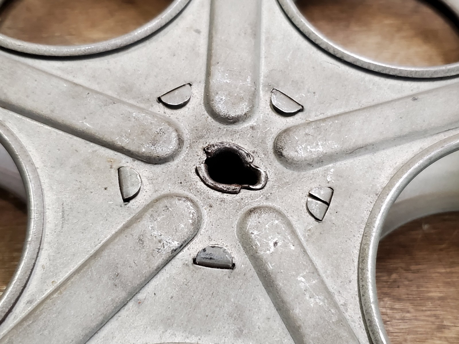 Vintage Goldberg Brothers 35mm 10 Inch Metal Film Reel, Denver Colorado USA