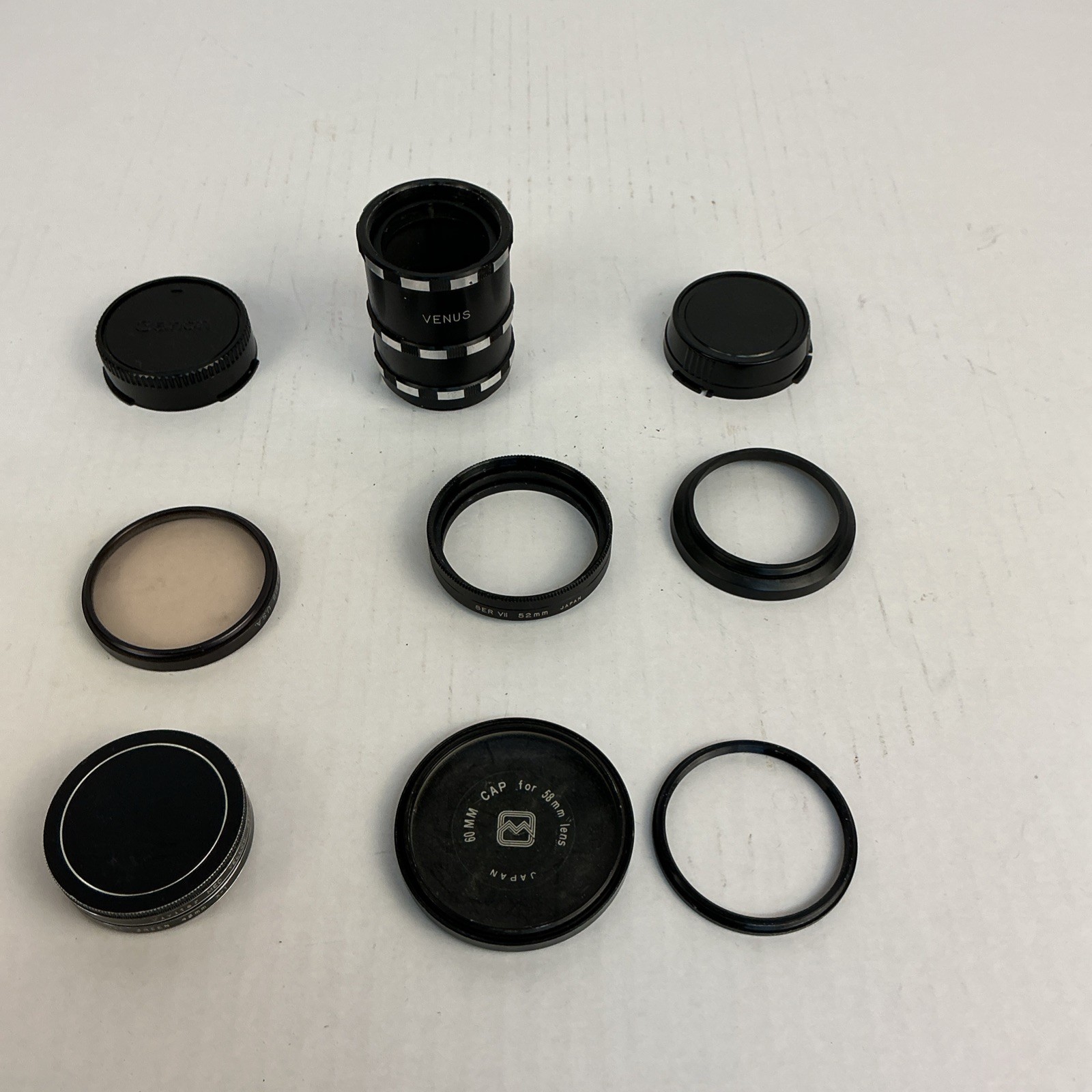 Vintage Camera Lens Caps Filters & Photography Accessories Mixed Lot Parts