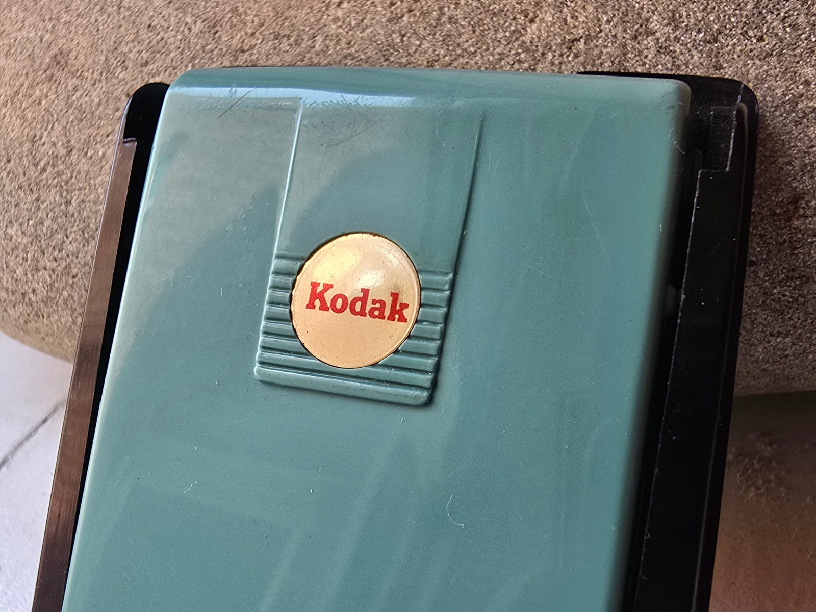 Vintage Kodak Kodaslide Pocket Viewer Slide Turquoise Made USA VG++ Condition