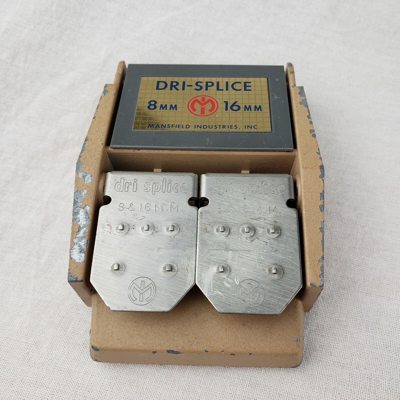 Vintage 8mm 16mm Movie Film Splicer Mansfield Dri-Splice Chicago Illinois USA