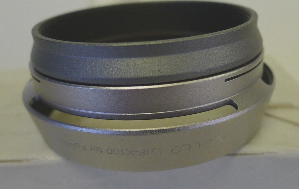 Vello LHF-X100 Lens Hood & 49mm Adapter Ring Fuji Fujifilm X100F X70 X100S X100T