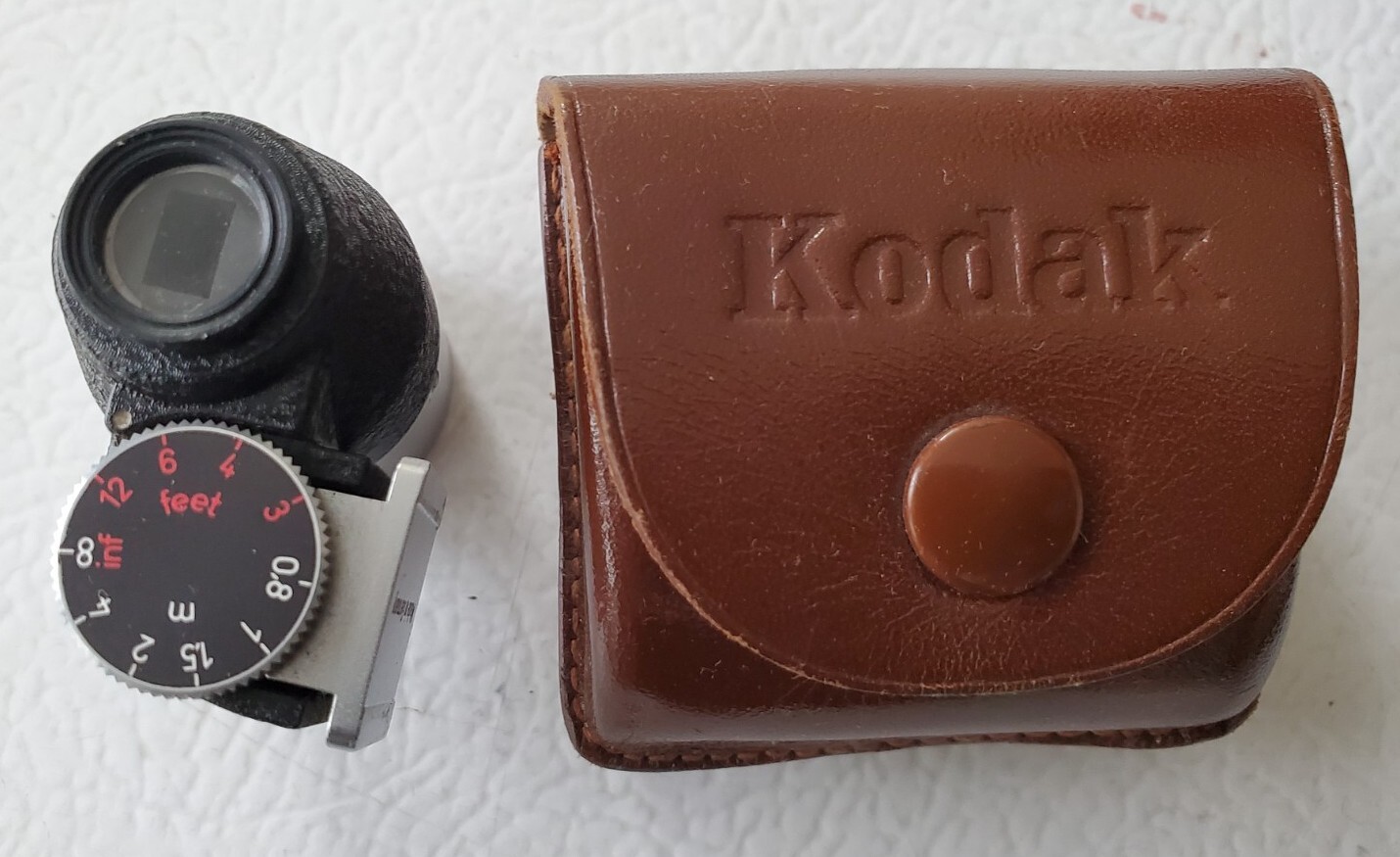 Vtg Heavy Photographers Cam Accessories Portable Leather Box W4/L8