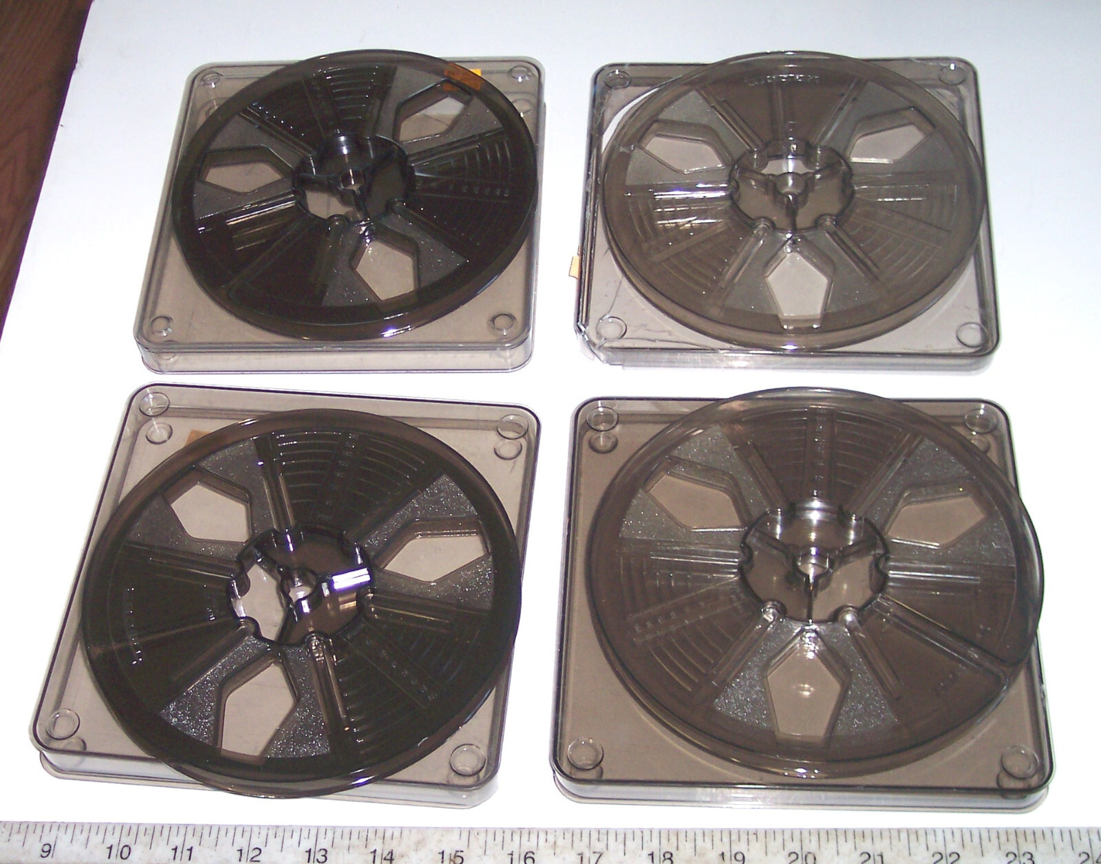 4 X TUSCAN 8mm Movie Camera Film Reel 105-meter/350-ft Capacity with Case, READ