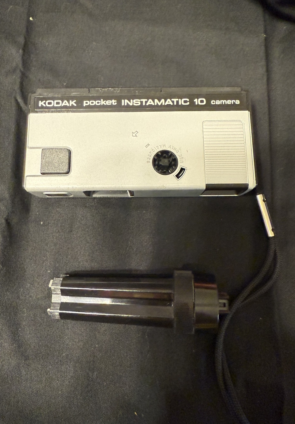 Vintage Camera Case Kodak 1970’s Plush Interior Camera Carrier W/ Instamatic 10