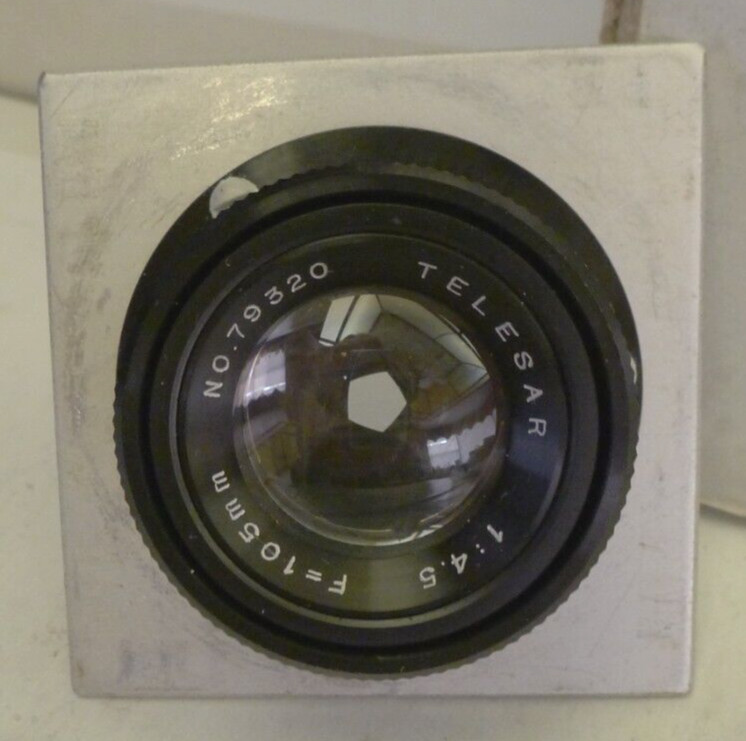 Telesar 1:4.5 f=105mm Enlarging Lens – Vintage – Made in Japan – Works