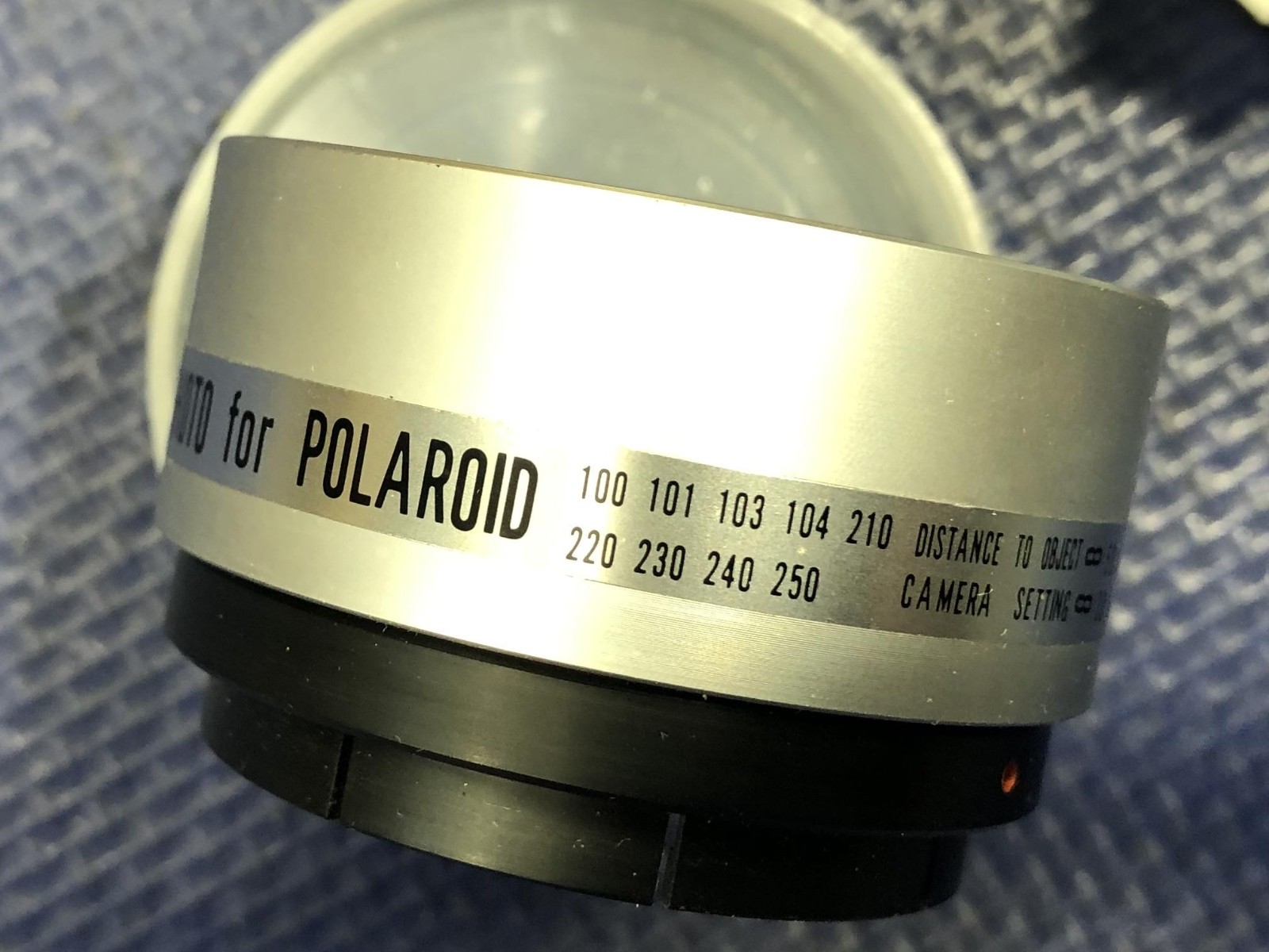 Kaligar Lens & Viewfinder in Case vintage Japan Polaroid Land Camera 250
