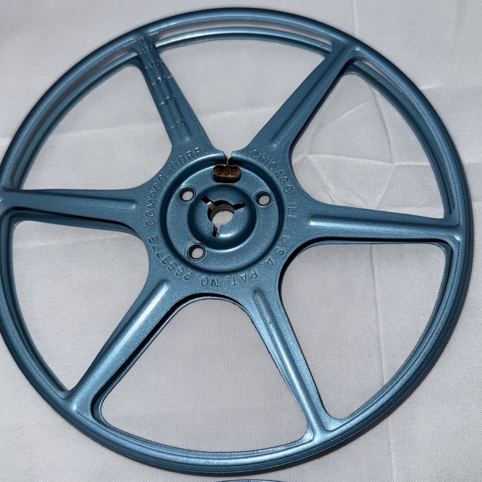 Mixed Lot Compco Std 8mm Film Reels Cans Blue Metal Lot of 6 sets