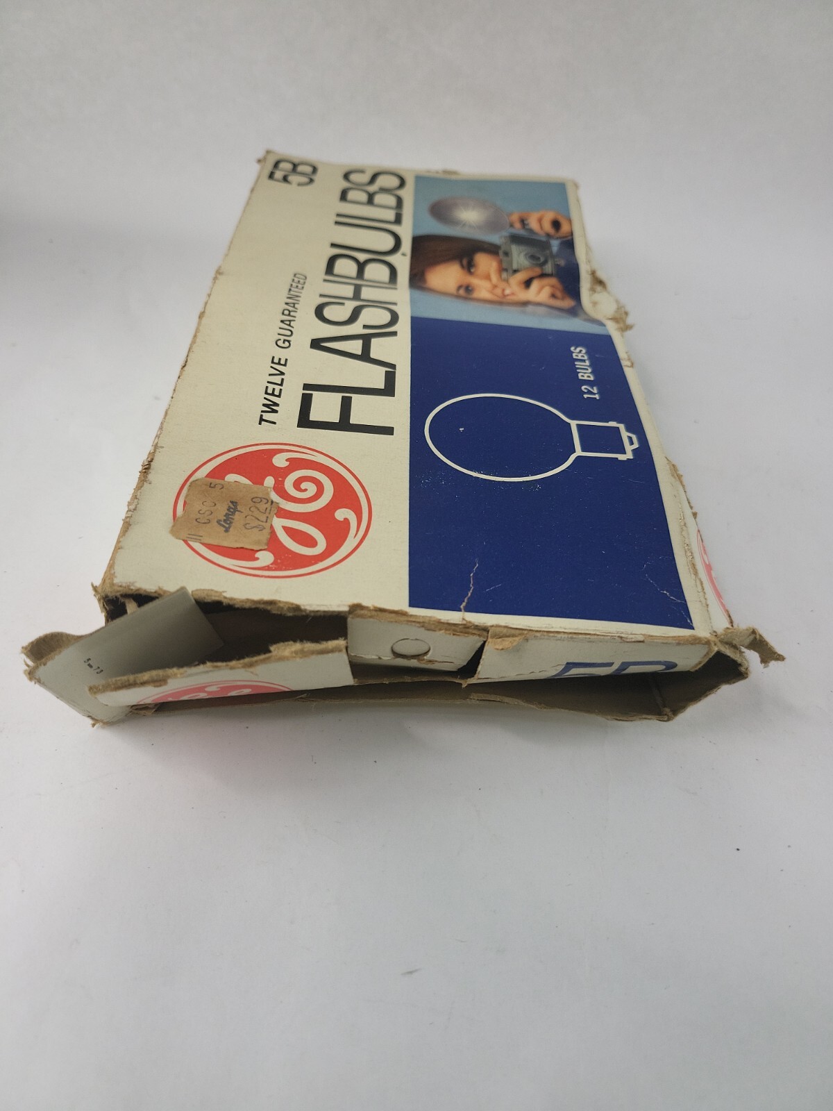 GE General Electric Flashbulbs 5B Camera Photography Vintage