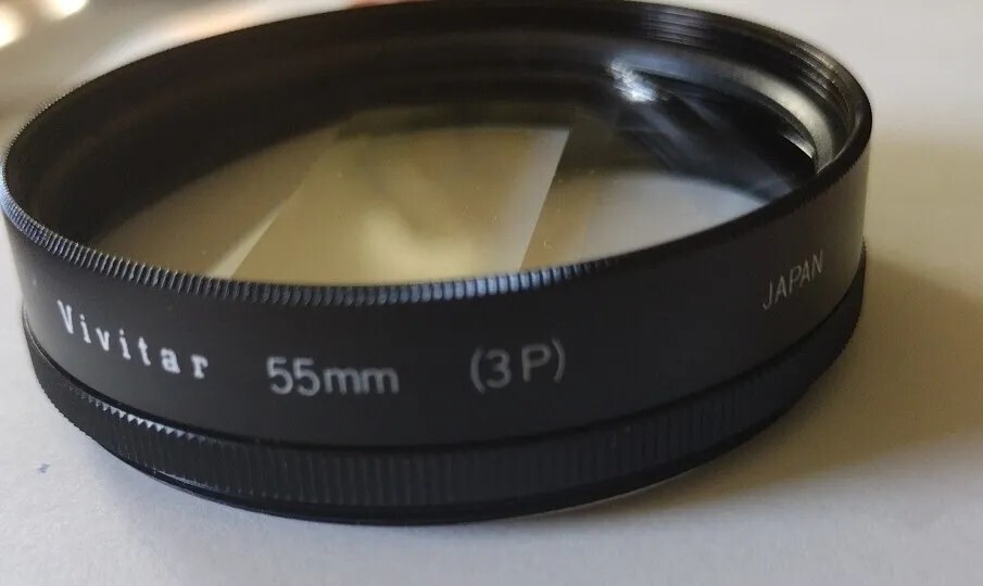 Vivitar 55mm (3P) Excellent Lens Japan With Zipper Bag.