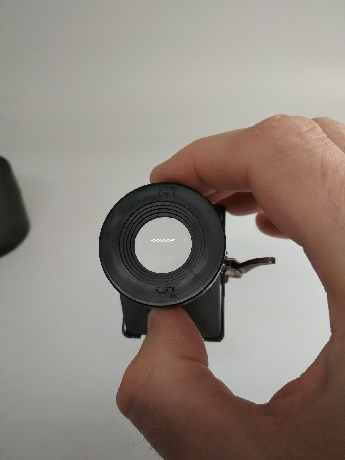 Magnifying glass for viewing 35 mm film photo, made in USSR, *1088
