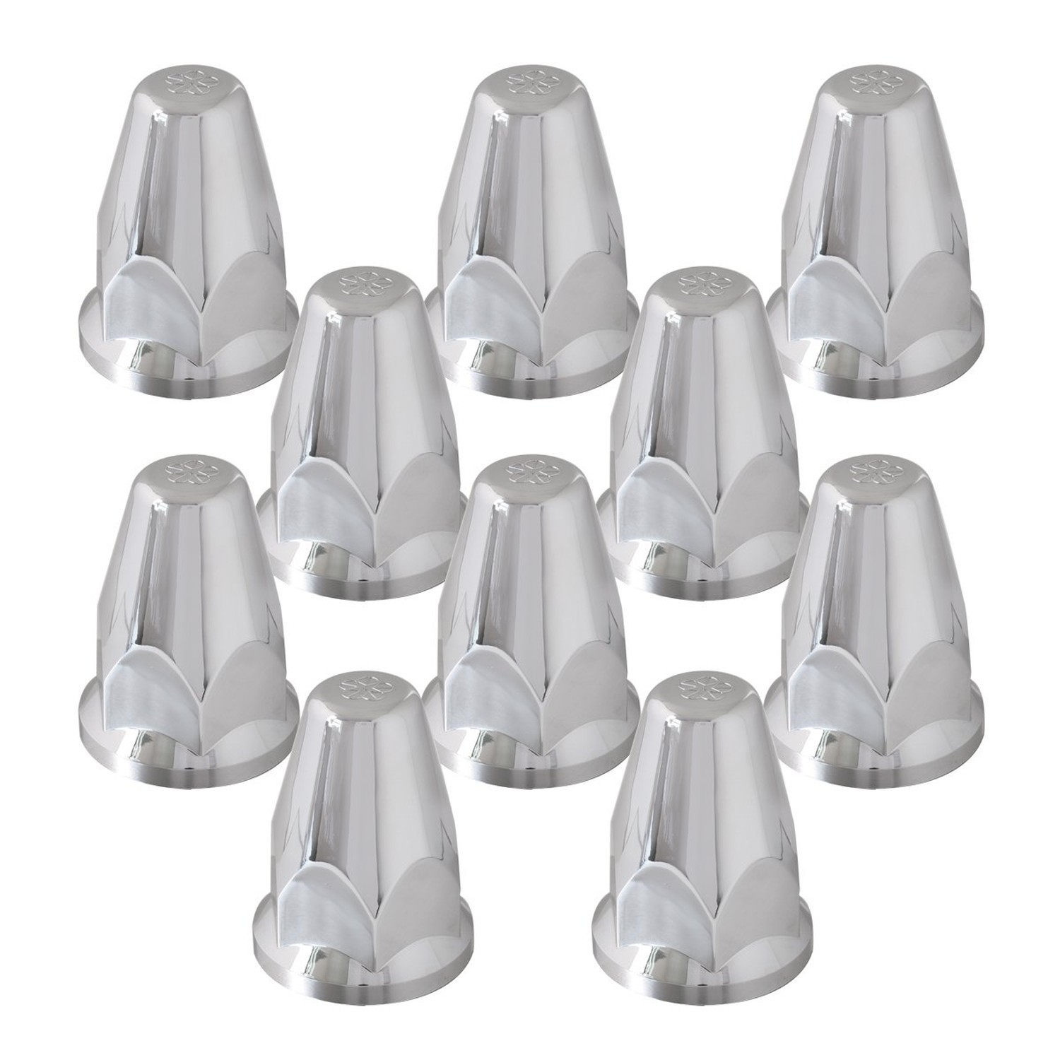 GG Grand General 10275SP Chrome 33mm x 2-5/8″ Plastic Push-On Nut Cover with …