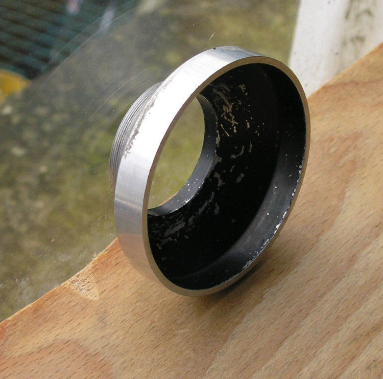 30.5mm vintage wide angle screw in metal lens hood shade used