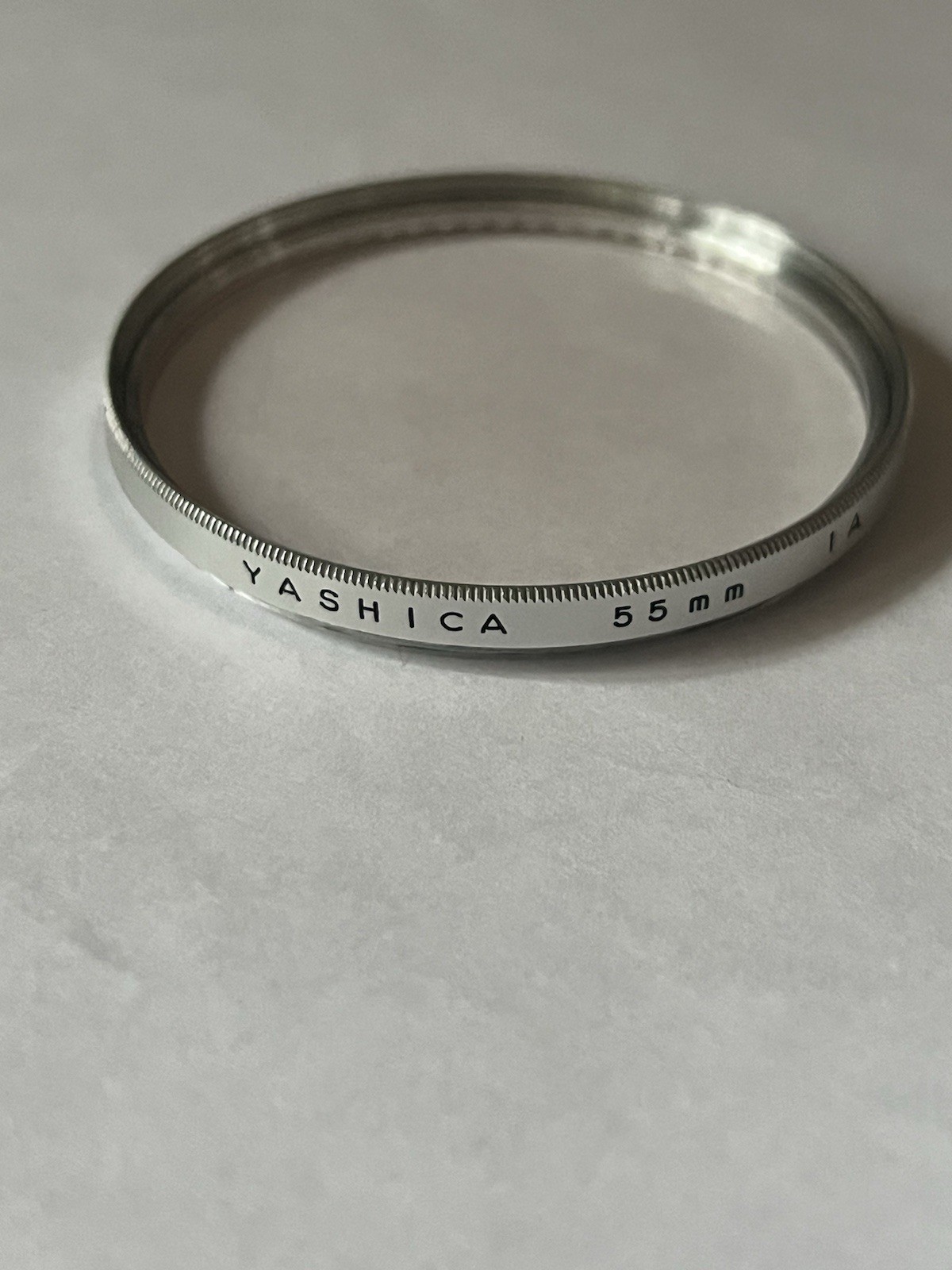 Yashica 1-A Lens Filter 55mm Silver Made in Japan Vintage 1a