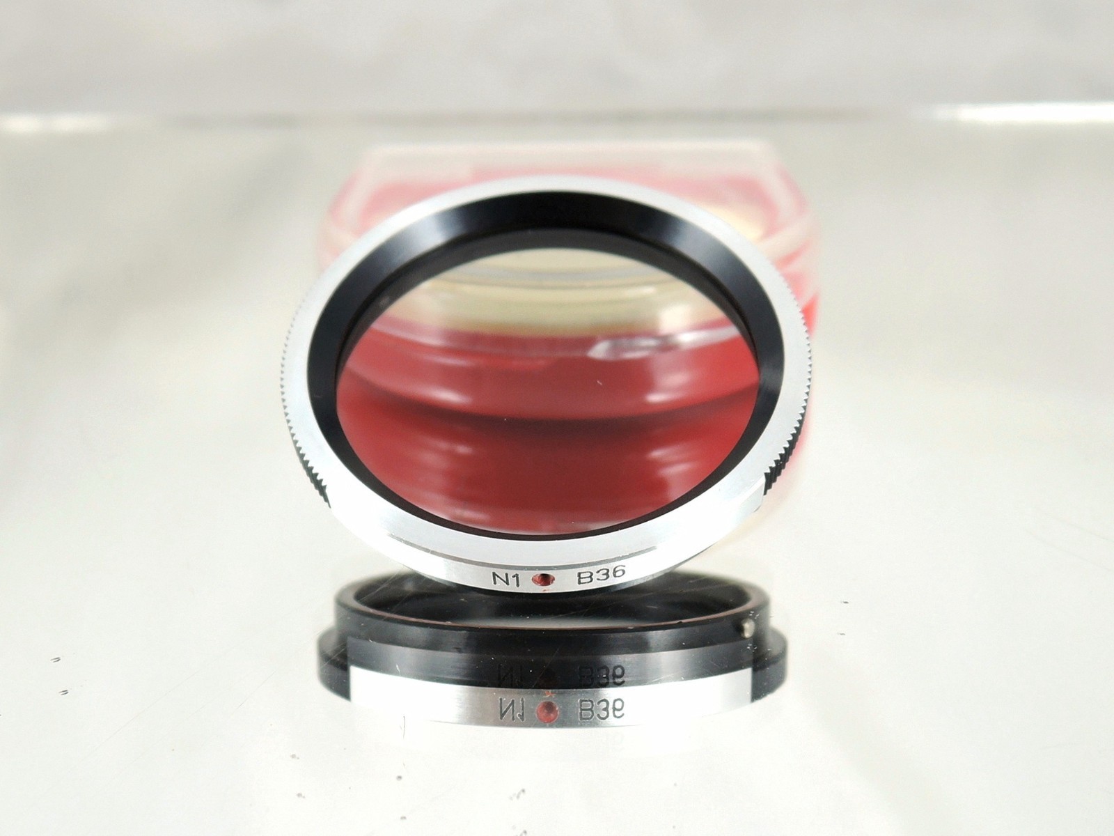 Flexaret MEOPTA N1 B36 Gray Filter Czechoslovakia Genuine Accessories Bayonet