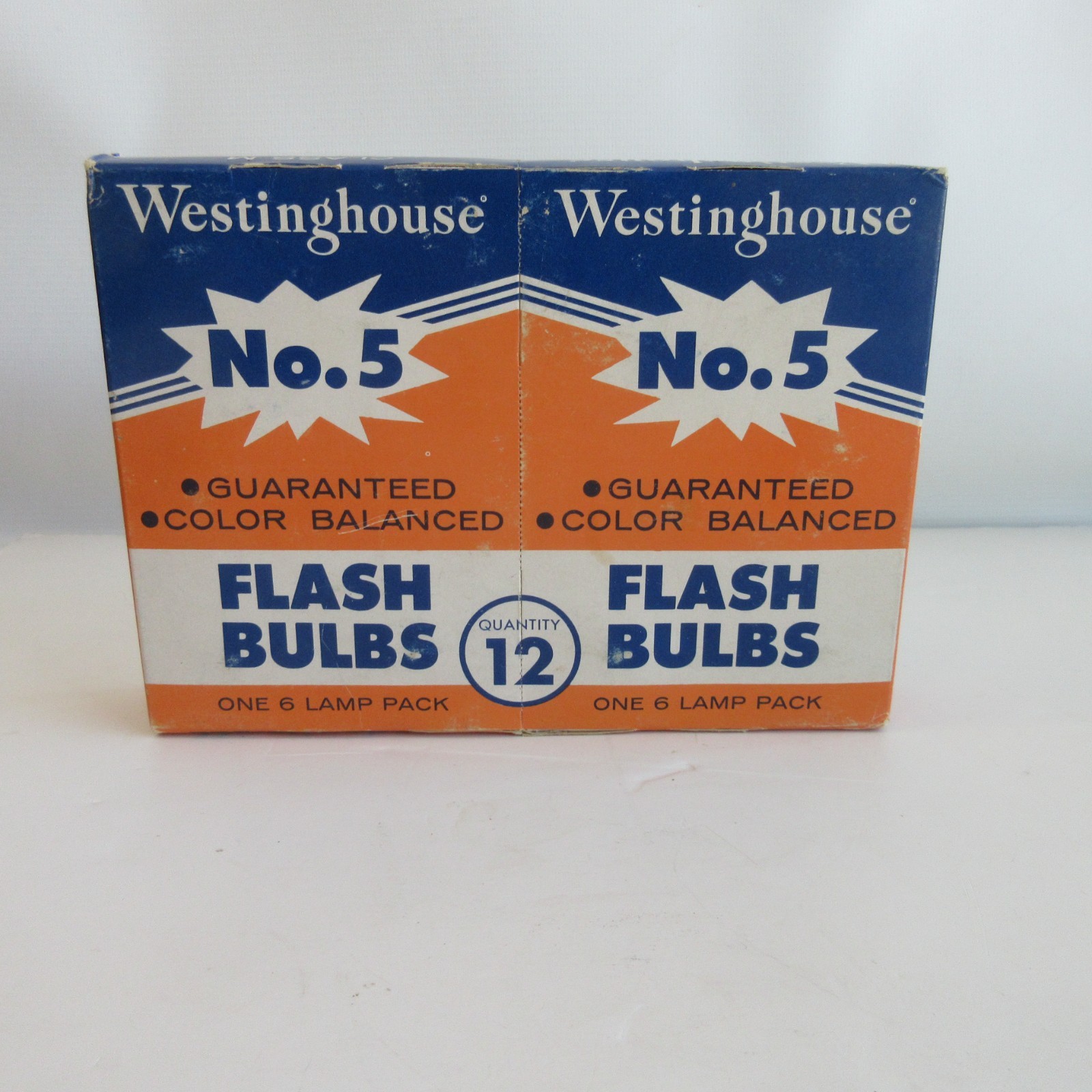 Lot of Vintage Flash Bulbs Westinghouse No.5 Original Box 12 Bulbs unused