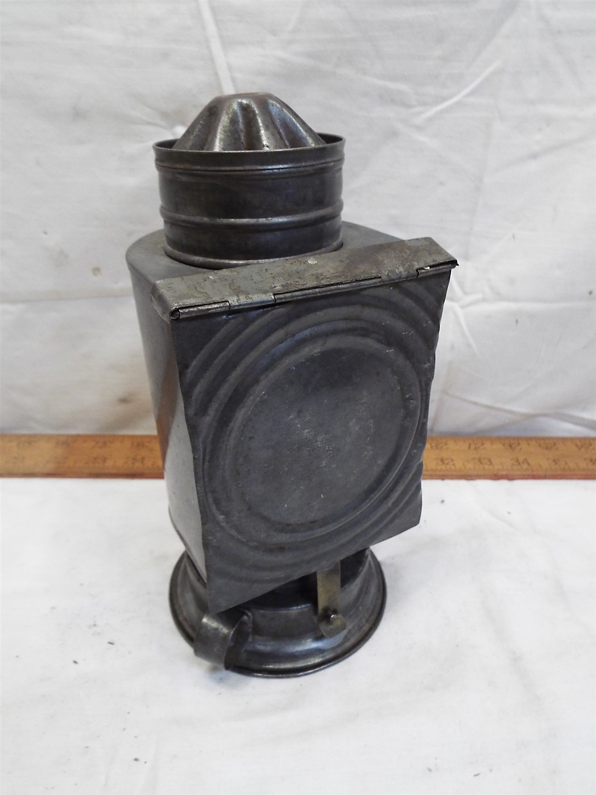 Vintage Dry Plate Lantern Dark Room Safe Light Tin Lamp Darkroom Photo Develop
