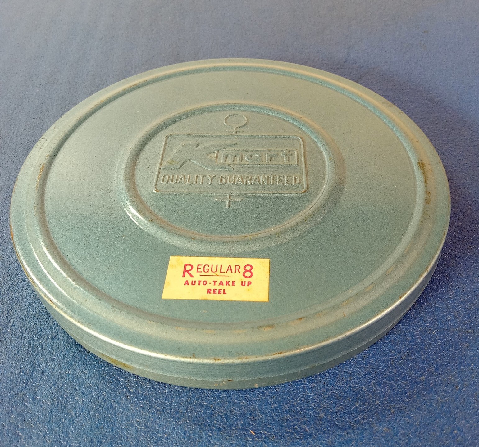 VNTG Compco Kmart Metal 8MM 200ft Regular 8 Auto-Take Up Reel W/ Film Dec. 1967