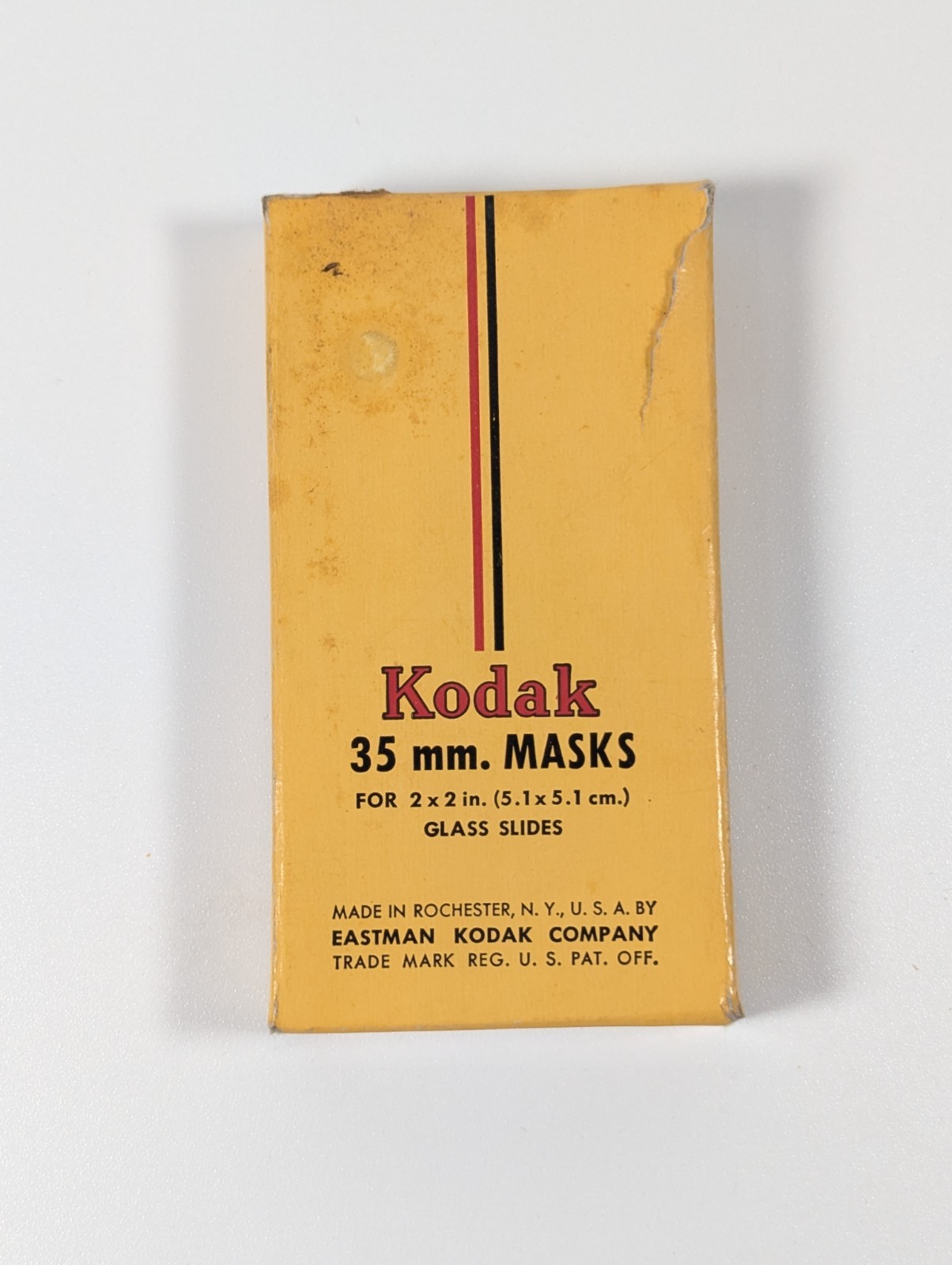 Vintage Kodak 35mm Slide Masks for 2″x2″ Glass Slides , Box of 50 Vtg