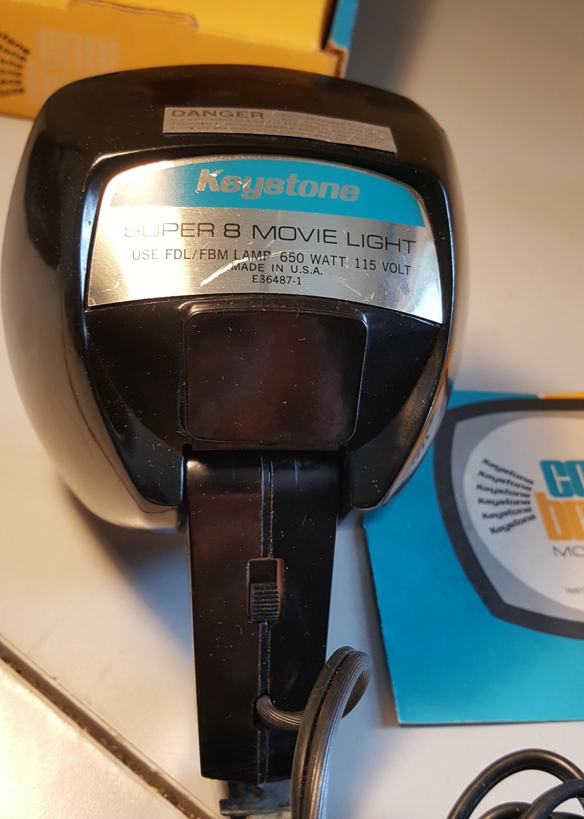 Vintage Keystone Movie Light 650 Watt (1950s)