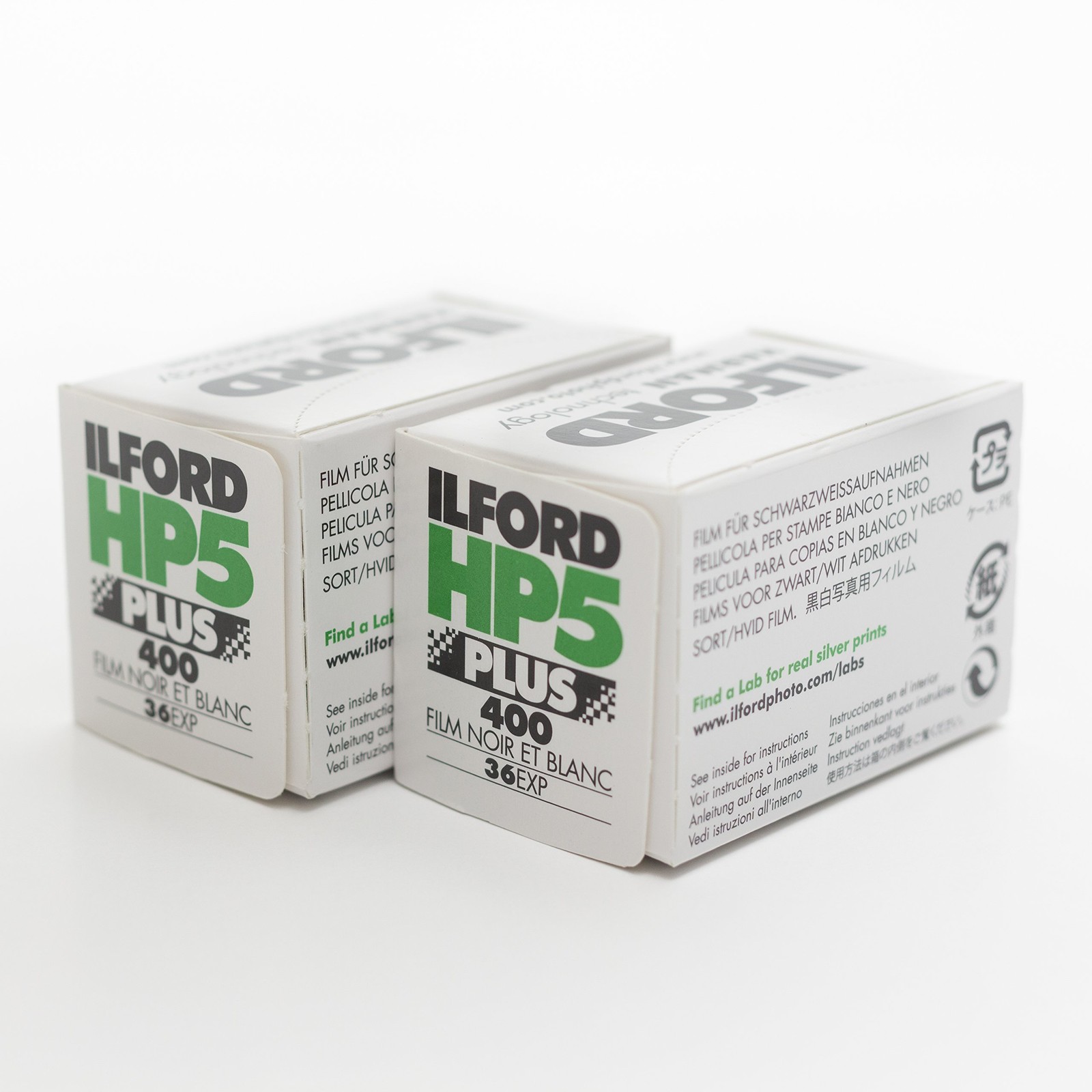 Ilford HP5 Plus Black and White Printing Film 35mm ISO 400 36 Poses 2Pack