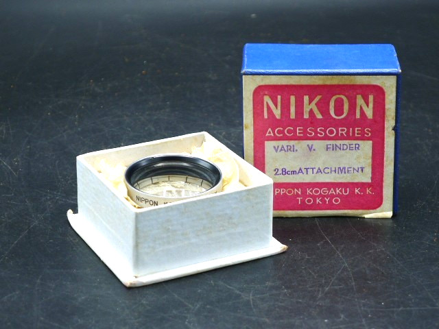 [MINT/BOX] Nikon RF rangefinder 2,8cm attachment for varifocal finder. RARE!