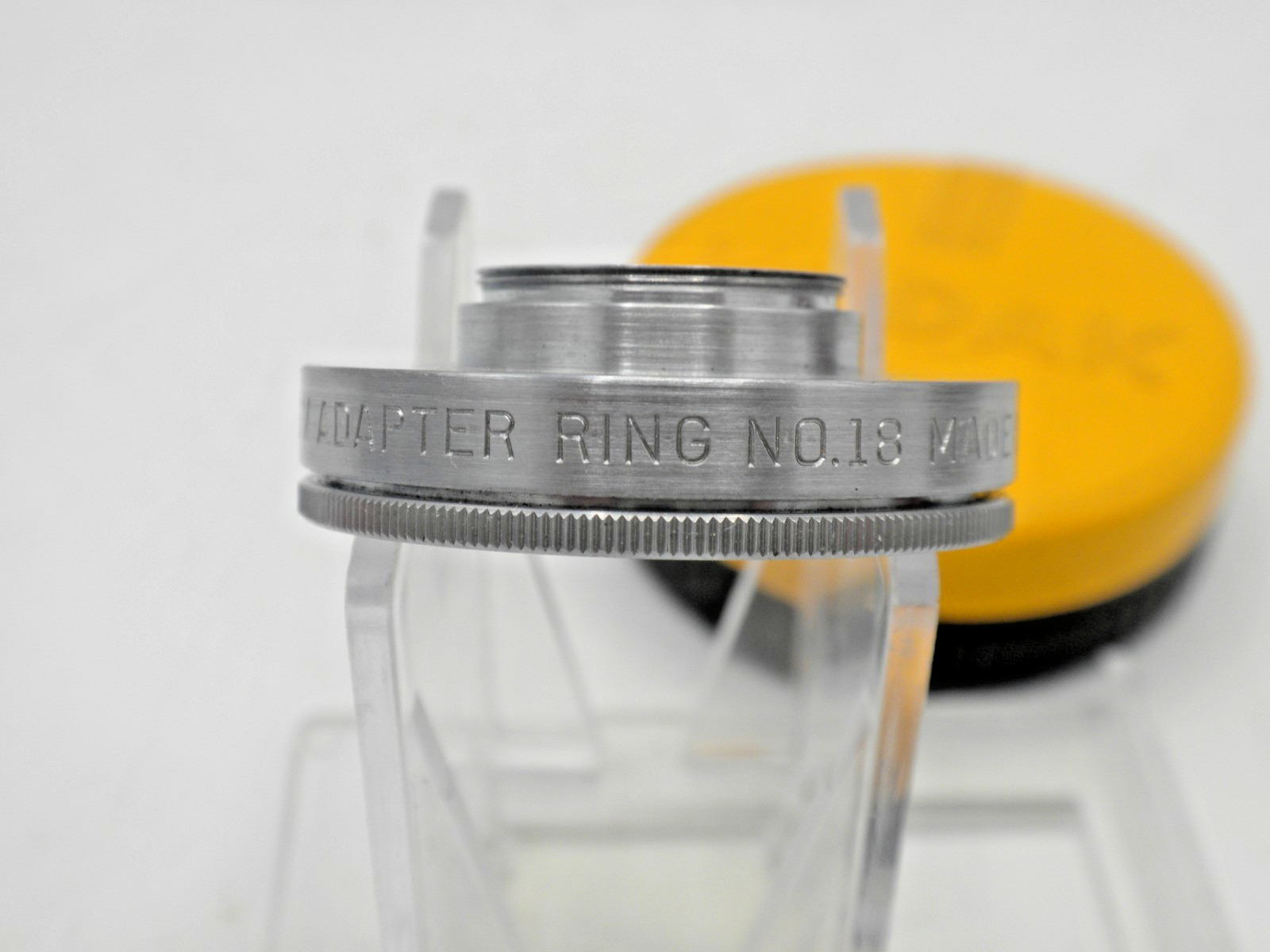 Kodak Series VI Adapter Ring Number 18 with Yellow Filter & Kodak Case