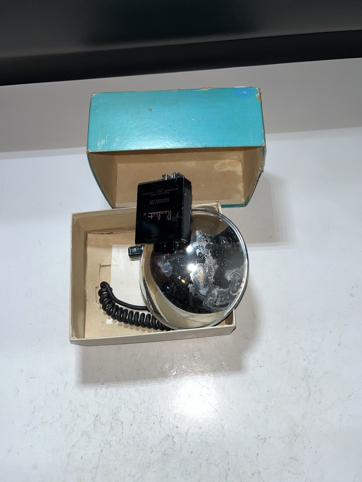 Vintage Stereo Realist Photoflash Reflector Attachment David White Co. UNTESTED