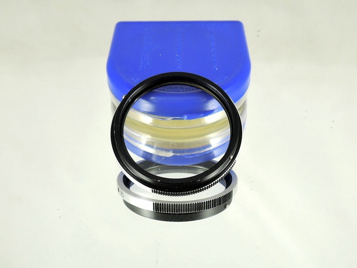 Flexaret UV B36 Filter Meopta Accessories Bayonet RARE + right blue plastic box.