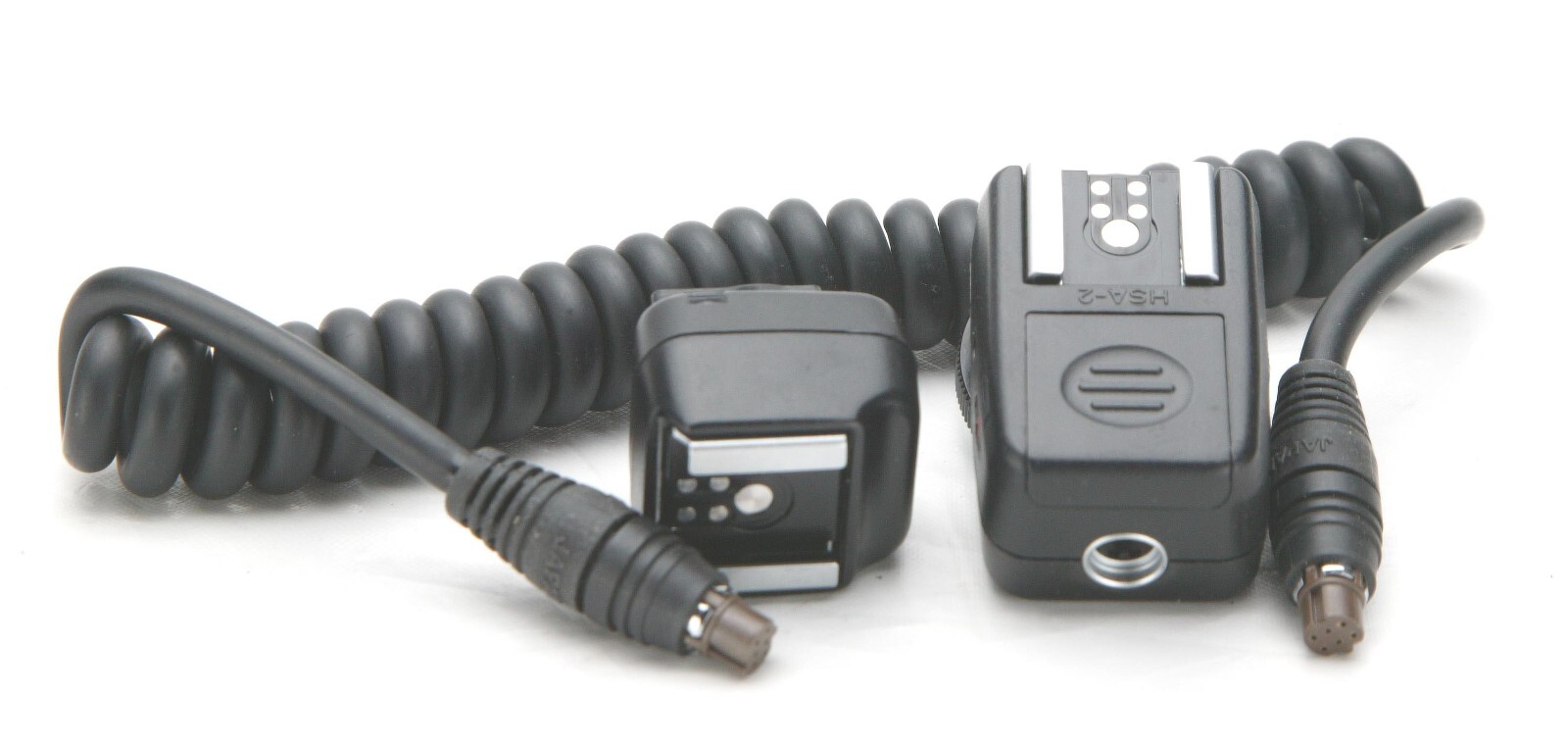 Canon Off-Camera Extension TTL Shoe Cord HSA-2 With 2 Adapters For Flash. Ex.